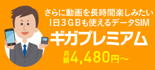 スマモバ音声通話付きギガプレミアムプラン