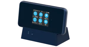 Y!mobileのポケット型WiFi・モバイルルーターはクレードル使用で有線接続できる