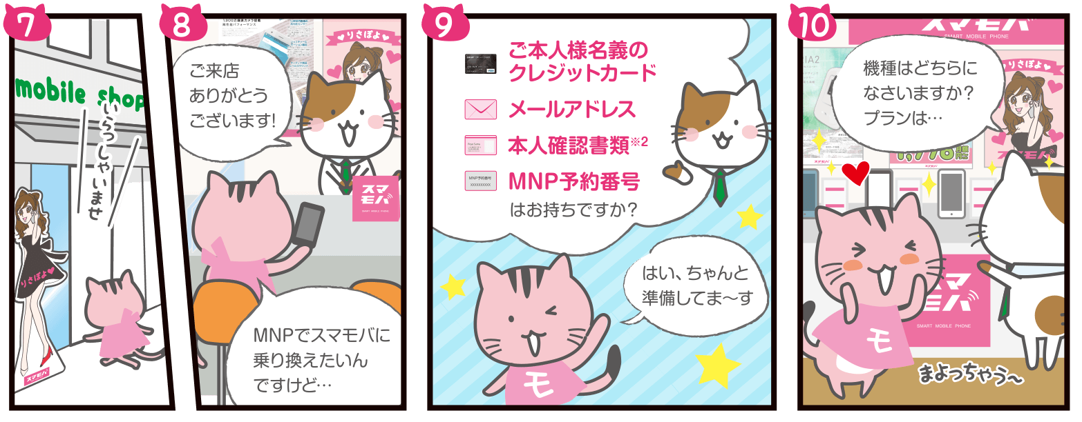 マンガでわかるMNP講座｜【スマモバ】格安SIM 格安スマホ