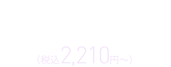 月額2,009円(税抜)（税込2,210円〜）