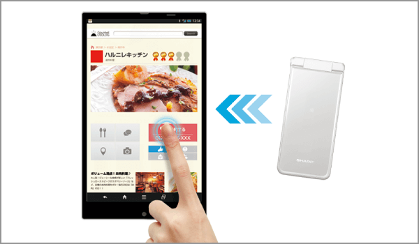 ケータイと繋いでインターネット